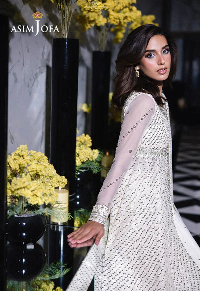 AJFF-09 EMBROIDERED NET 3 PCS