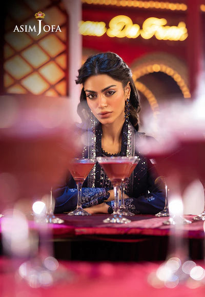 AJLFF-03 Embroidered Silk 3 Pcs