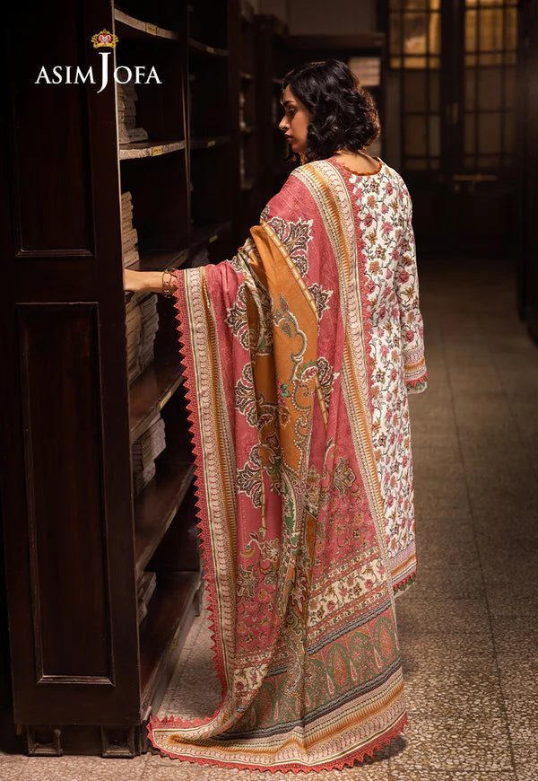 AJUBJ-41 Printed Lawn 3 Pcs