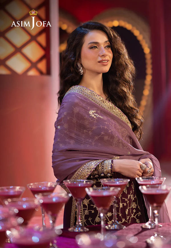 AJLLF-11 Embroidered Chiffon 3 Pcs