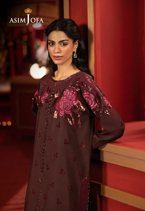 AJLLF-10 Embroidered Silk 2 Pcs