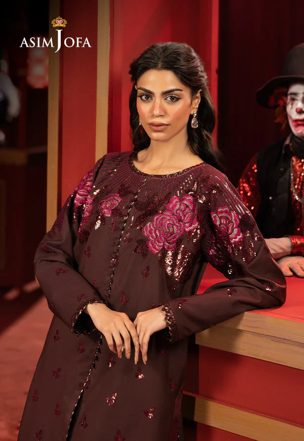 AJLLF-10 Embroidered Silk 2 Pcs