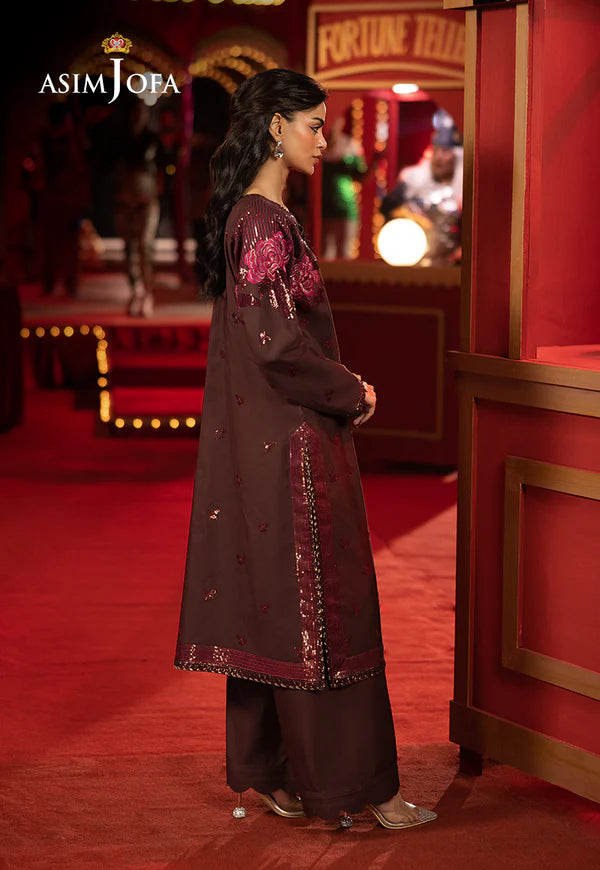 AJLLF-10 Embroidered Silk 2 Pcs