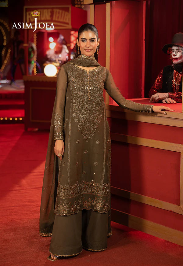 AJLLF-07 Embroidered Chiffon 3 Pcs