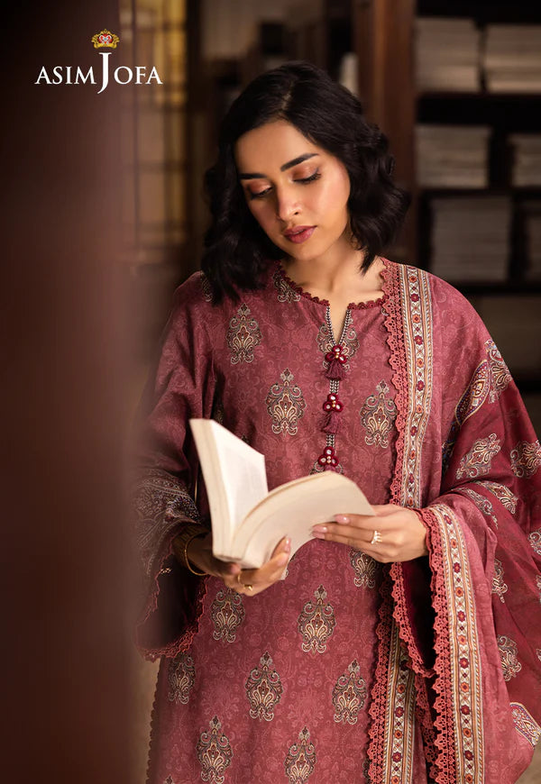 AJUBJ-43 PRINTED LAWN 3 PC