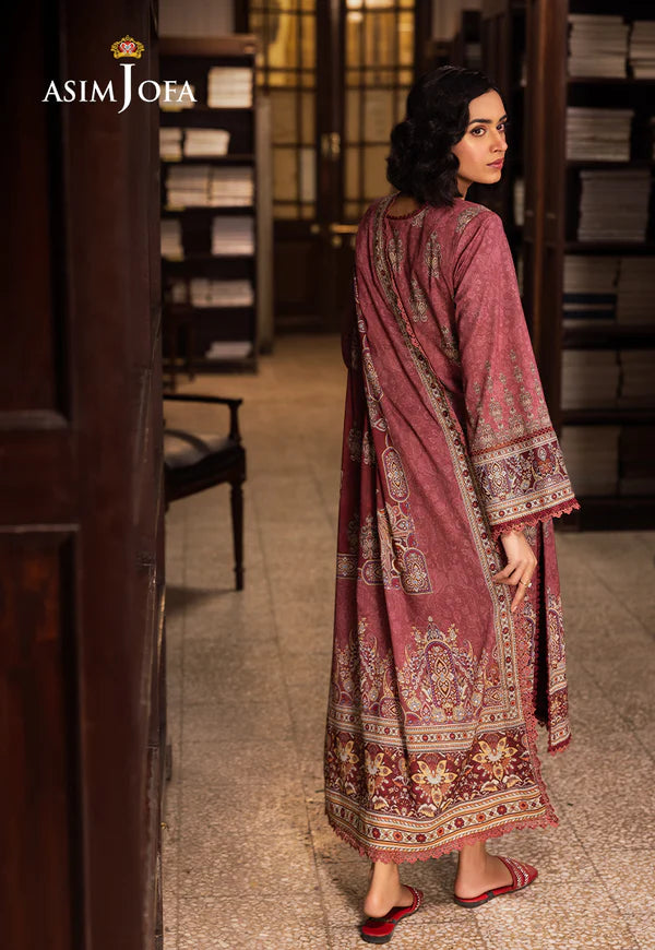 AJUBJ-43 PRINTED LAWN 3 PC