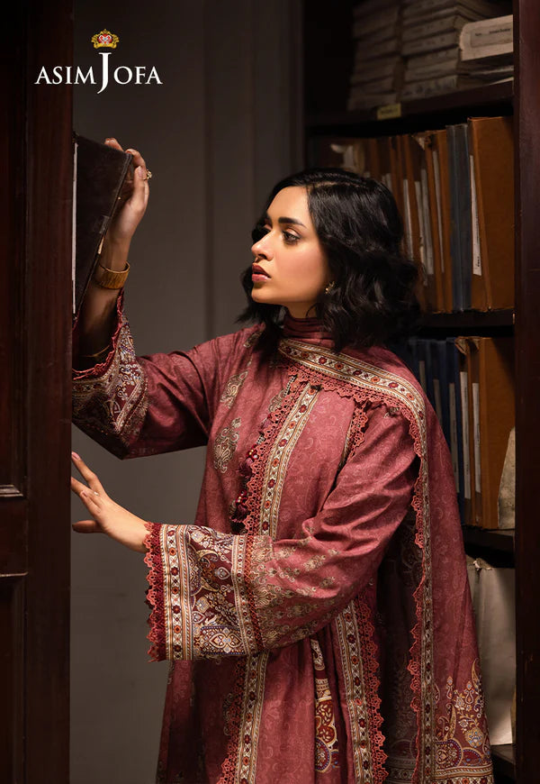 AJUBJ-43 PRINTED LAWN 3 PC