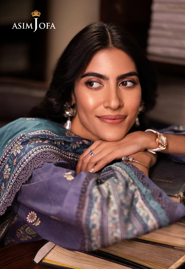 AJUBJ-36 Printed Lawn 3 Pcs