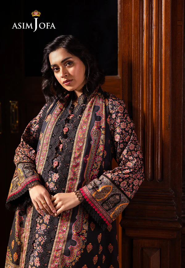 AJUBJ-45 PRINTED LAWN 3 PC