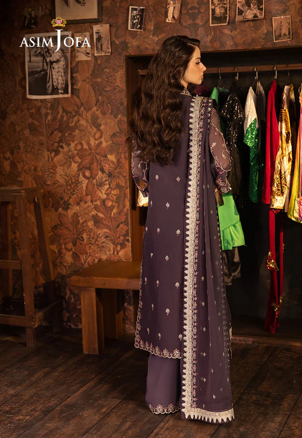 AJLLF-05 Embroidered Chiffon 3 Pcs