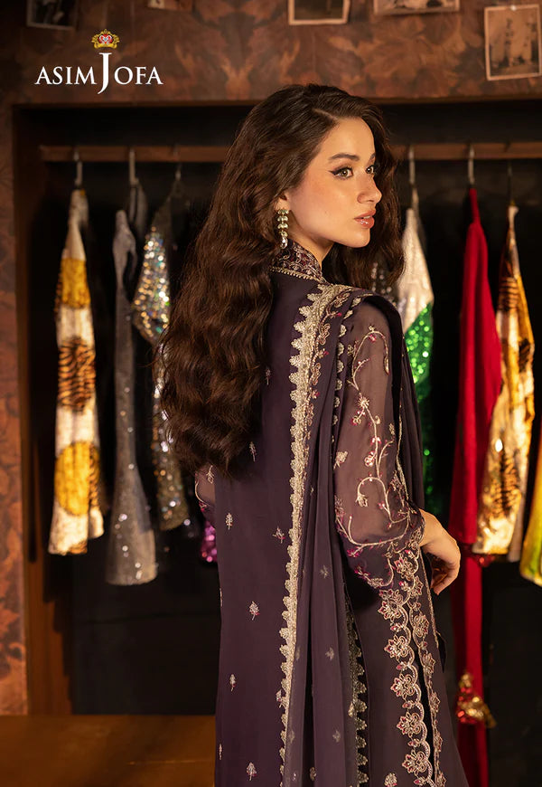 AJLLF-05 Embroidered Chiffon 3 Pcs