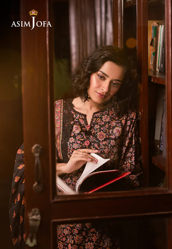 AJUBJ-45 PRINTED LAWN 3 PC