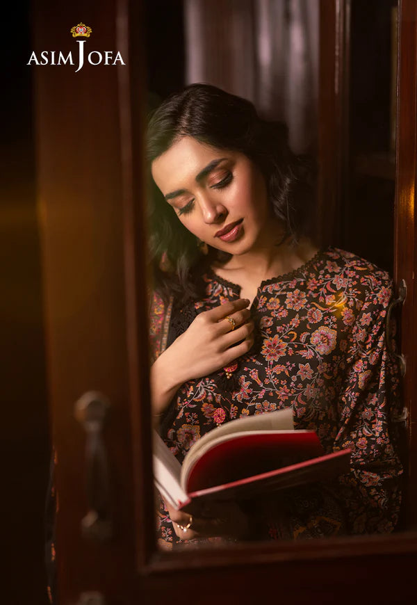 AJUBJ-45 PRINTED LAWN 3 PC