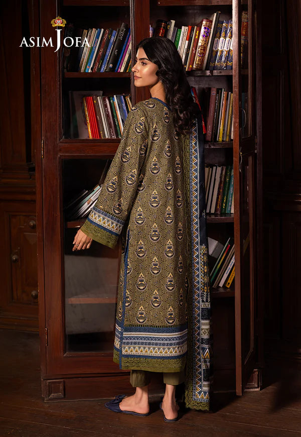 AJUBJ-37 Printed Lawn 3 Pcs