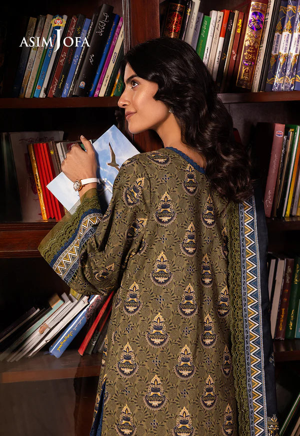 AJUBJ-37 Printed Lawn 3 Pcs