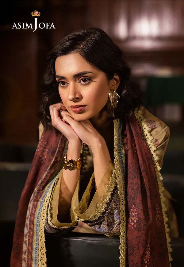 AJUBJ-47 PRINTED LAWN 3 PC