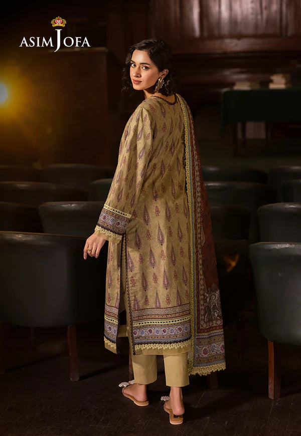 AJUBJ-47 PRINTED LAWN 3 PC