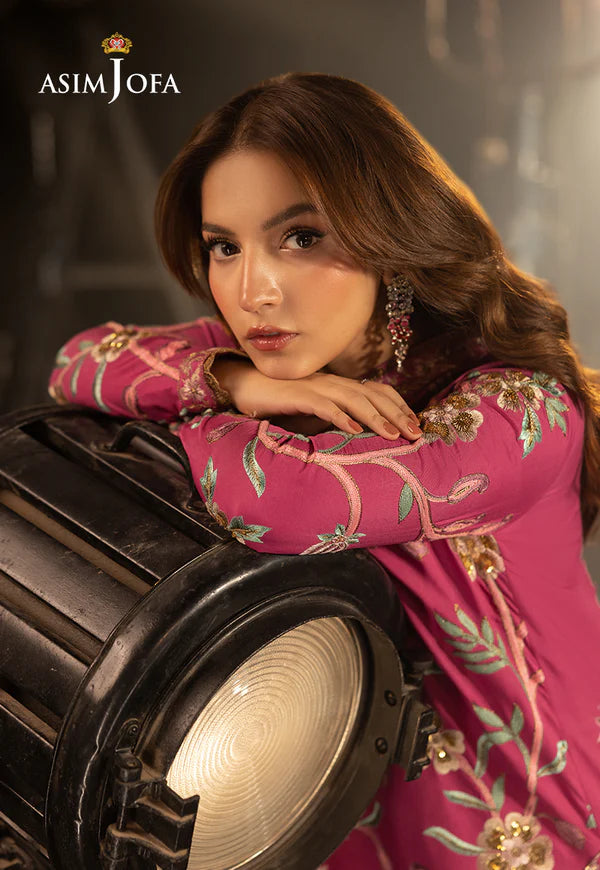 AJLLF-15 Embroidered Silk 3 Pcs