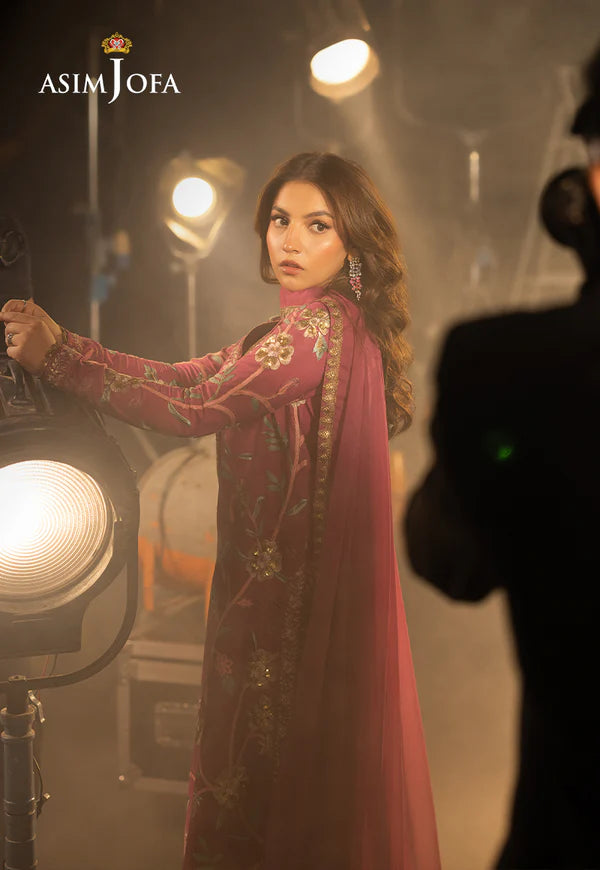 AJLLF-15 Embroidered Silk 3 Pcs