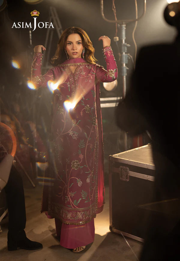 AJLLF-15 Embroidered Silk 3 Pcs