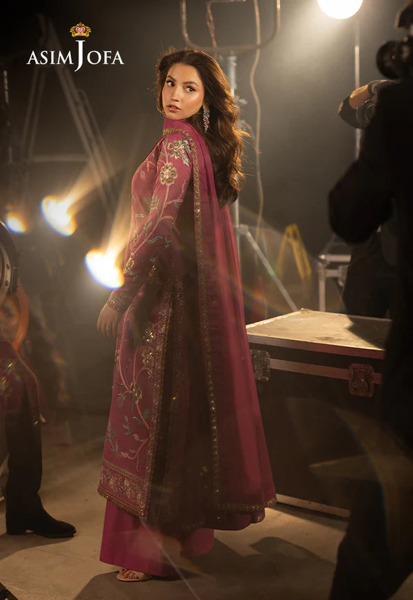 AJLLF-15 Embroidered Silk 3 Pcs