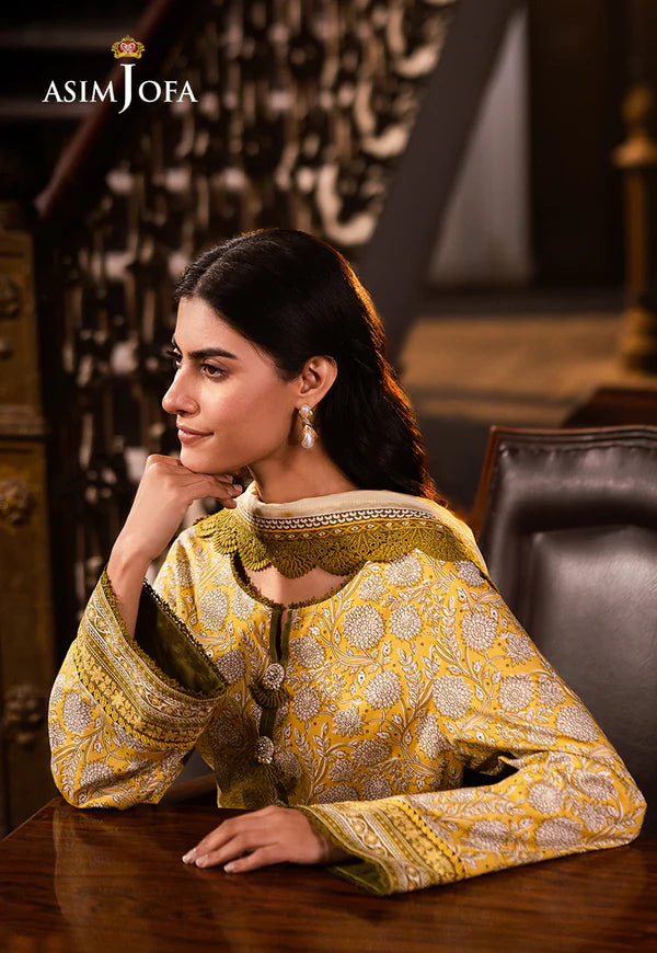 AJUBJ-51 PRINTED LAWN 3 PC