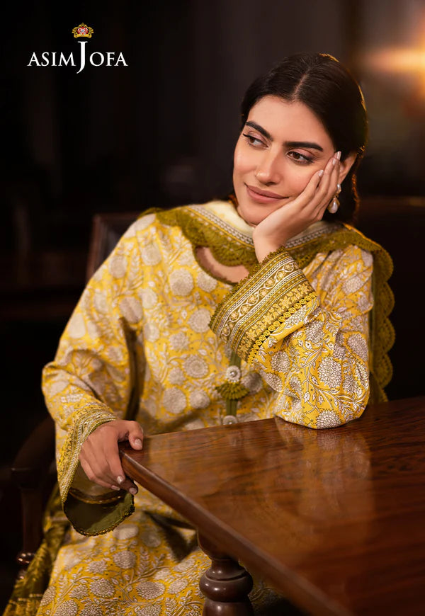 AJUBJ-51 PRINTED LAWN 3 PC