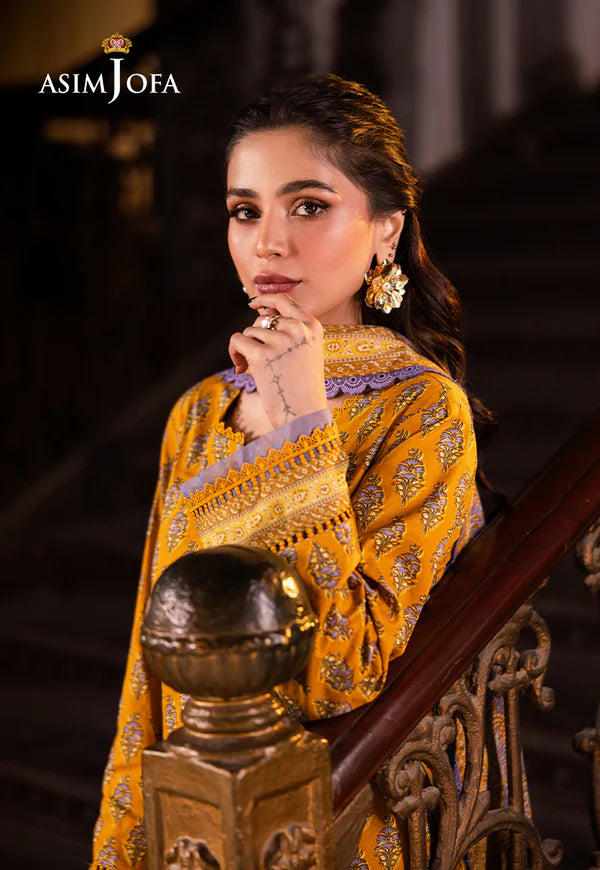 AJUBJ-53 PRINTED LAWN 3 PC