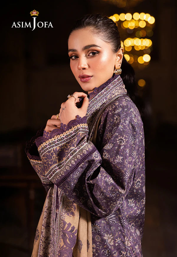 AJUBJ-48 PRINTED LAWN 3 PC