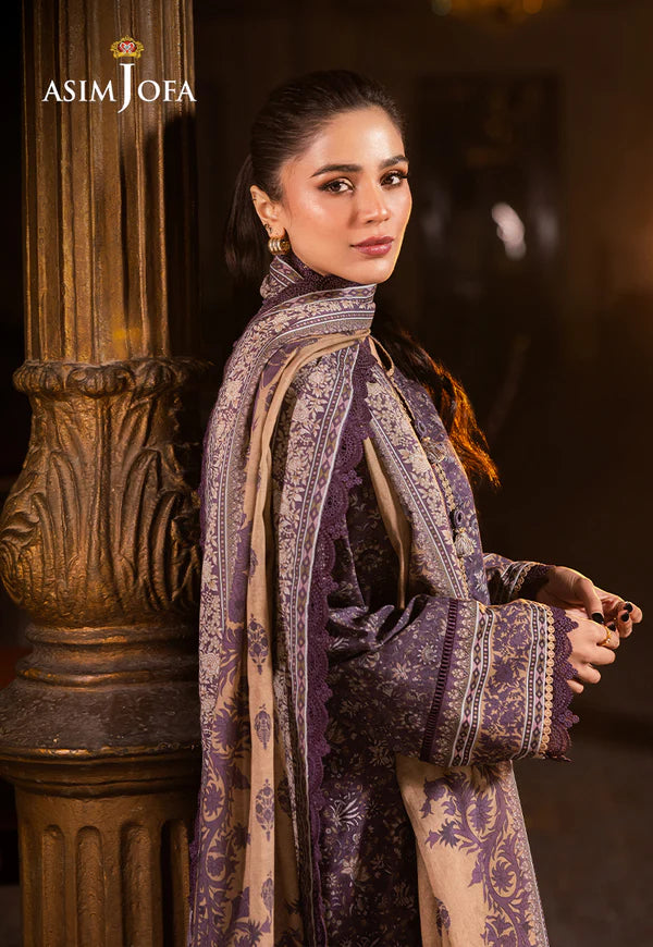 AJUBJ-48 PRINTED LAWN 3 PC