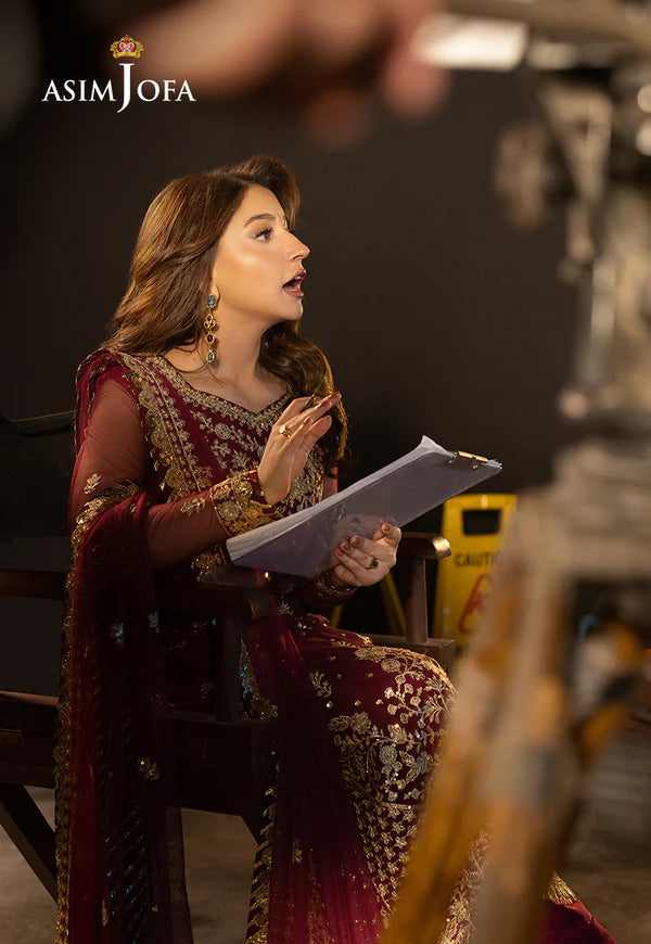 AJLLF-01 Embroidered Net 3 Pcs