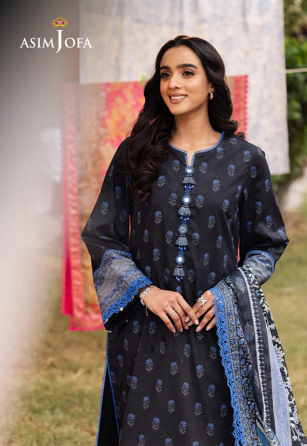 AJUBJ-55 PRINTED LAWN 3 PC