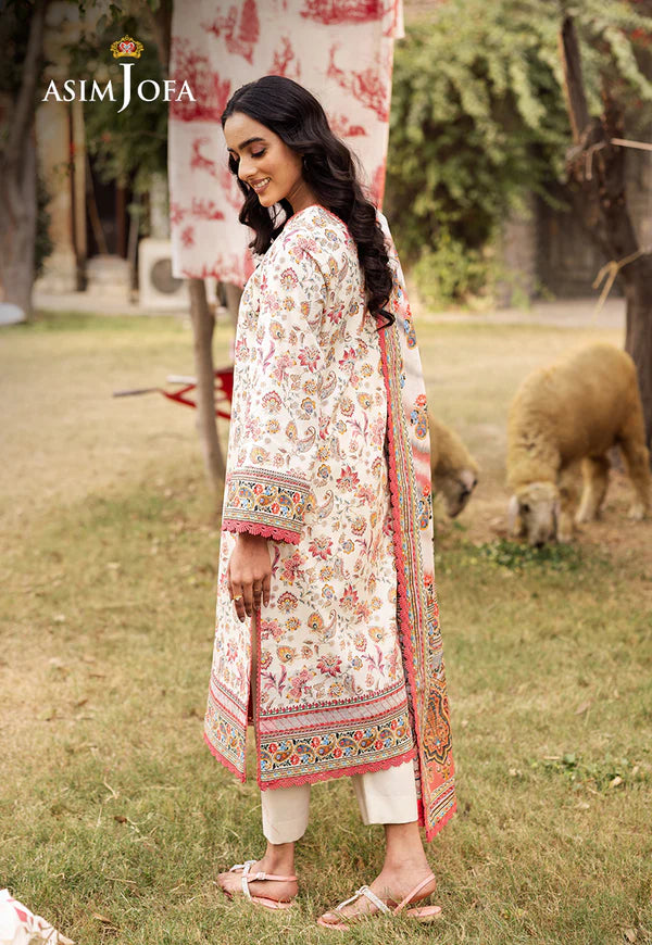 AJUBJ-50 PRINTED LAWN 3 PC