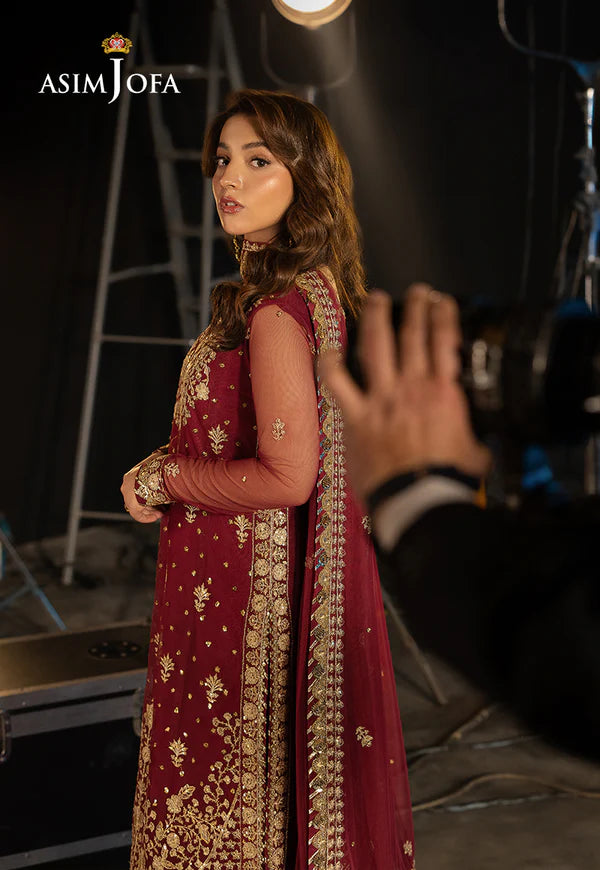 AJLLF-01 Embroidered Net 3 Pcs