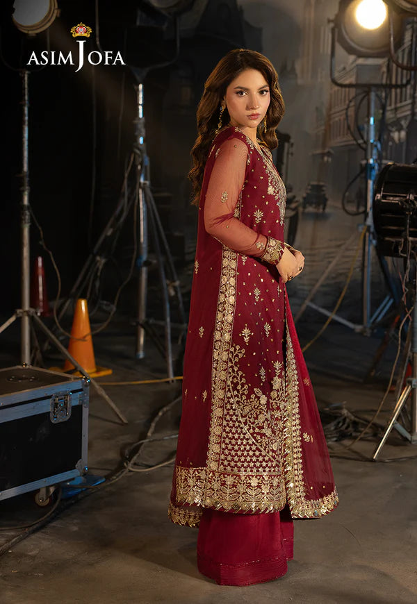 AJLLF-01 Embroidered Net 3 Pcs