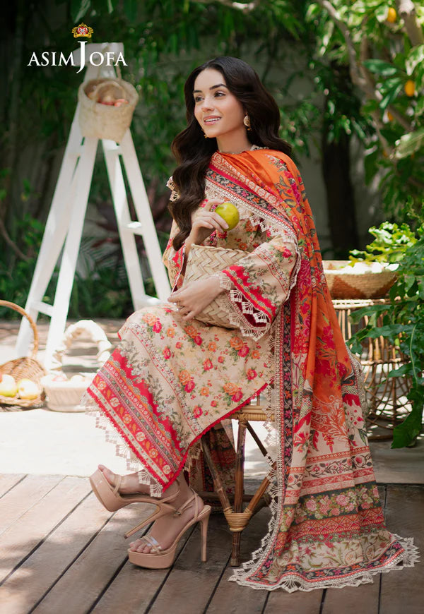 AJUUB-31 PRINTED LAWN 3 PC