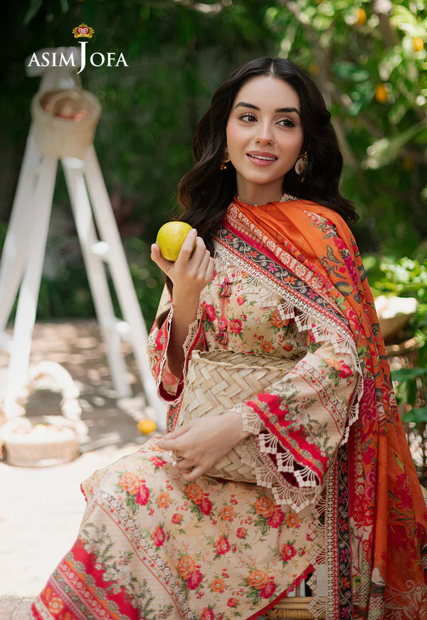 AJUUB-31 PRINTED LAWN 3 PC