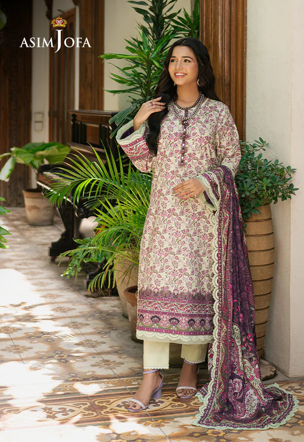 AJUUB-27 PRINTED LAWN 3 PC