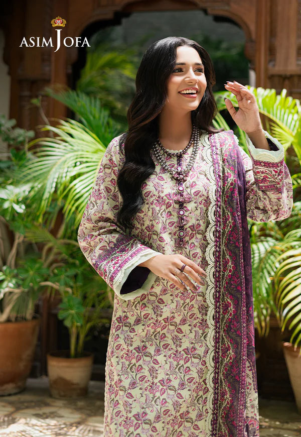 AJUUB-27 PRINTED LAWN 3 PC