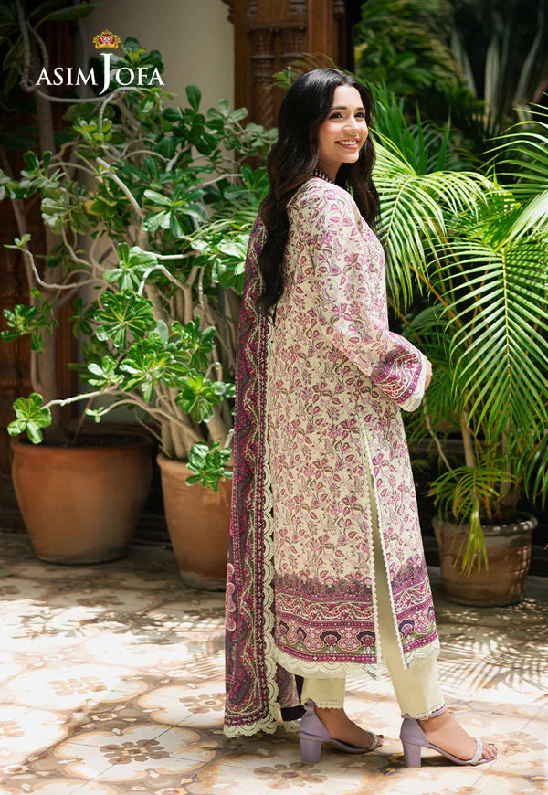 AJUUB-27 PRINTED LAWN 3 PC