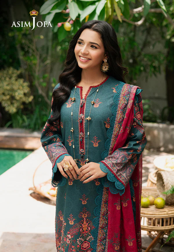 AJUUB-26 PRINTED LAWN 3 PC