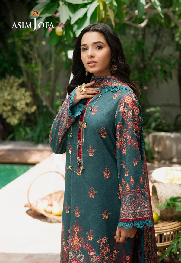 AJUUB-26 PRINTED LAWN 3 PC