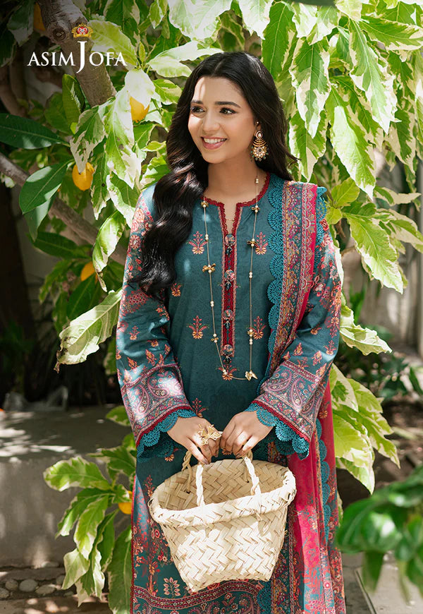AJUUB-26 PRINTED LAWN 3 PC