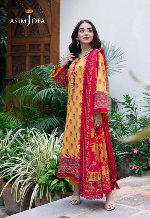 AJUUB-36 PRINTED LAWN 3 PC