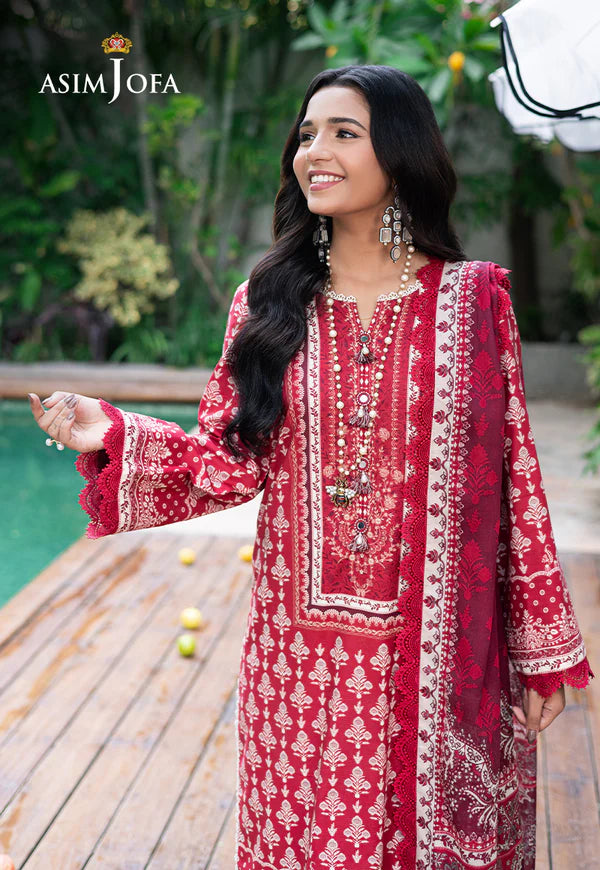 AJUUB-32 PRINTED LAWN 3 PC