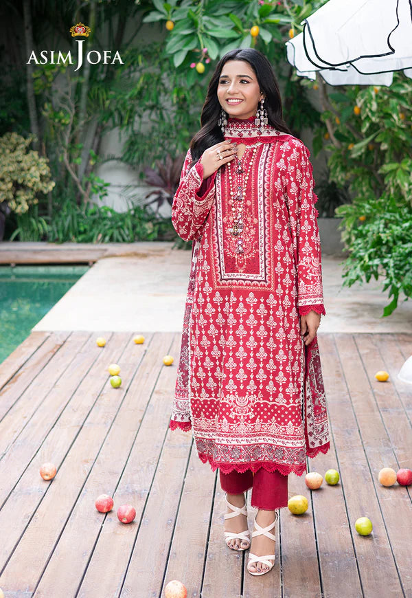 AJUUB-32 PRINTED LAWN 3 PC