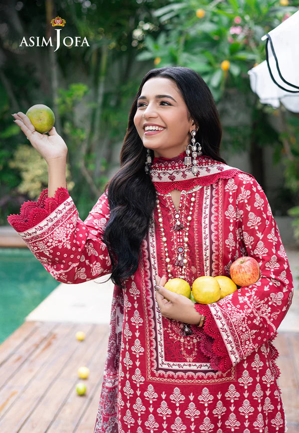 AJUUB-32 PRINTED LAWN 3 PC