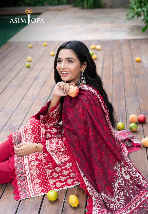 AJUUB-32 PRINTED LAWN 3 PC