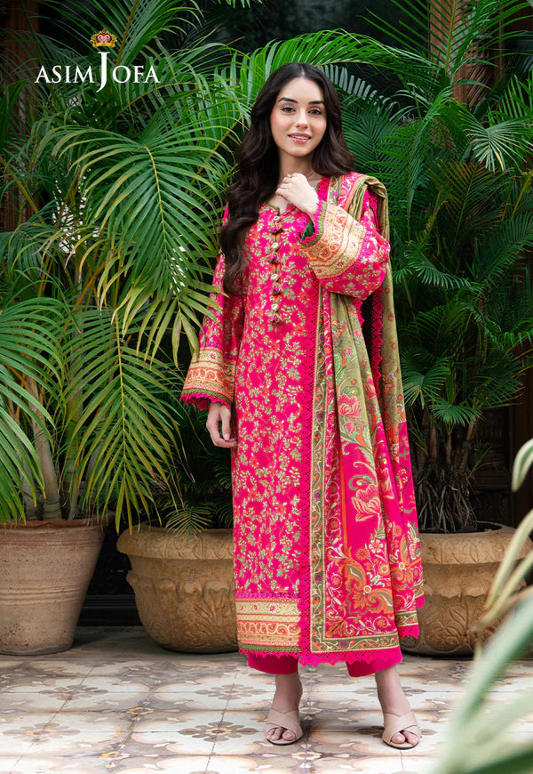 AJUUB-24 PRINTED LAWN 3 PC