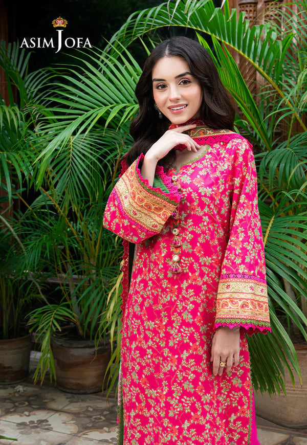AJUUB-24 PRINTED LAWN 3 PC